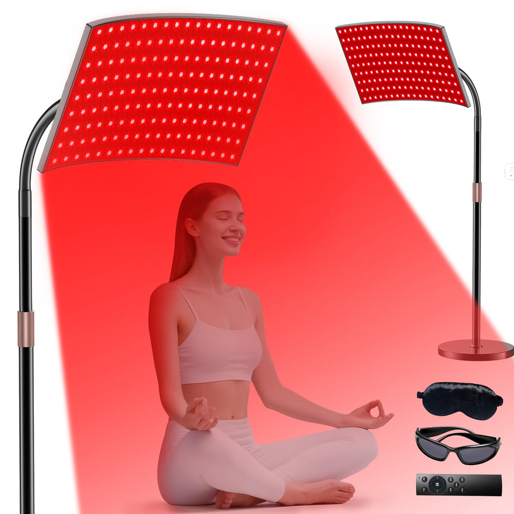 Puroth red light therapy panel delivers even coverage for face and body.