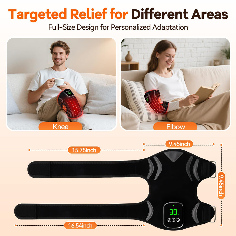 Worn on knee shows universal adaptivity across joints.