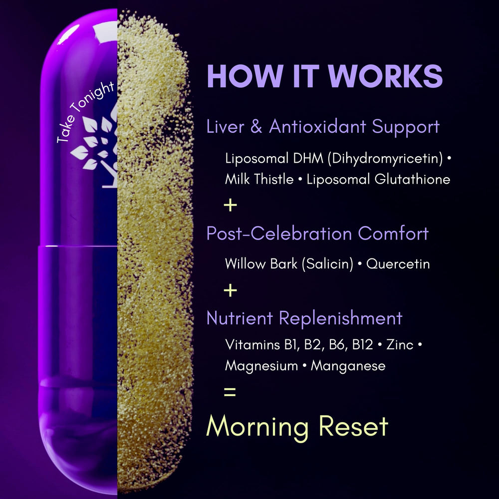 Purple Tree liposomal glutathione capsules support antioxidant-friendly daily balance.