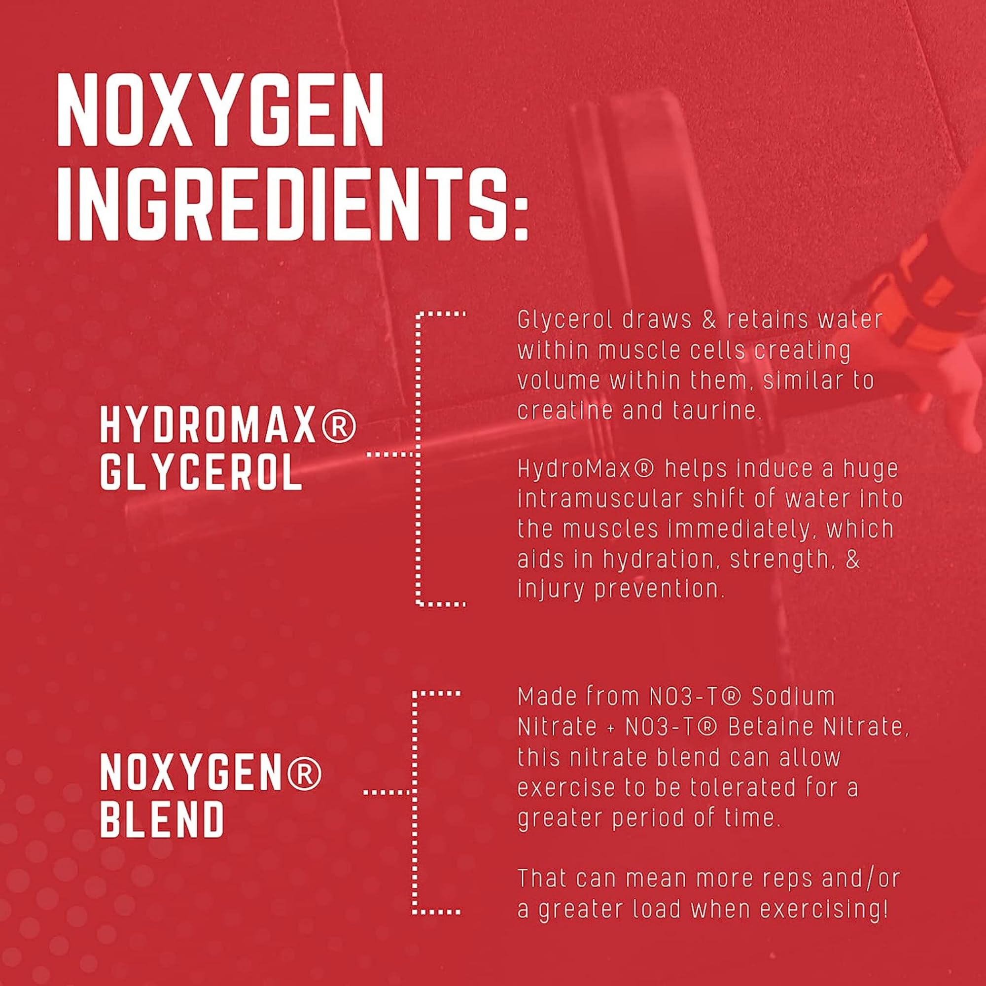 Purus Labs NOXYGEN powder measuring scoop highlights precise serving control.