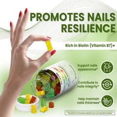 Putrizen biotin 5000mcg bottle close-up highlighting high-potency formula