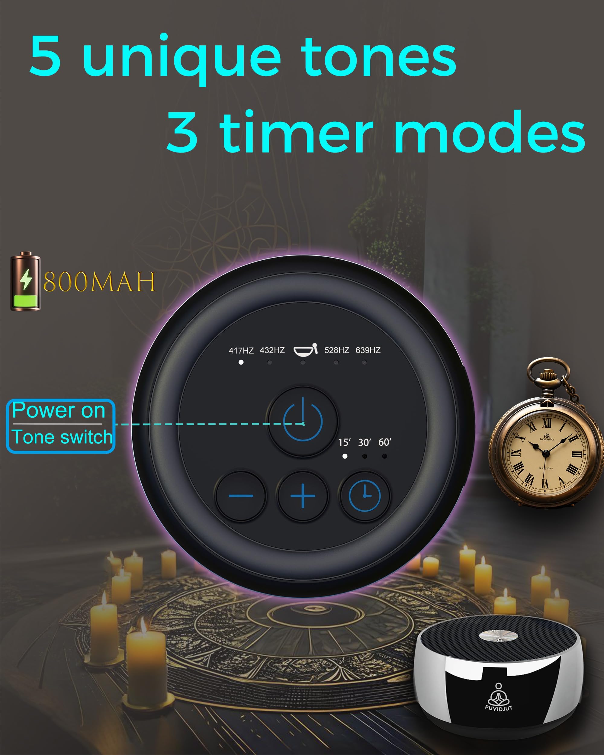 PUVIDJUT home or office use enhances focus and stress relief.
