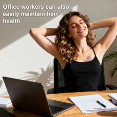 Pylkmex GLP-1 patches applied to the arm for easy daily wear