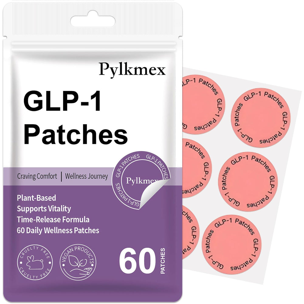 Pylkmex GLP-1 patches pack front for convenient daily nutrition delivery
