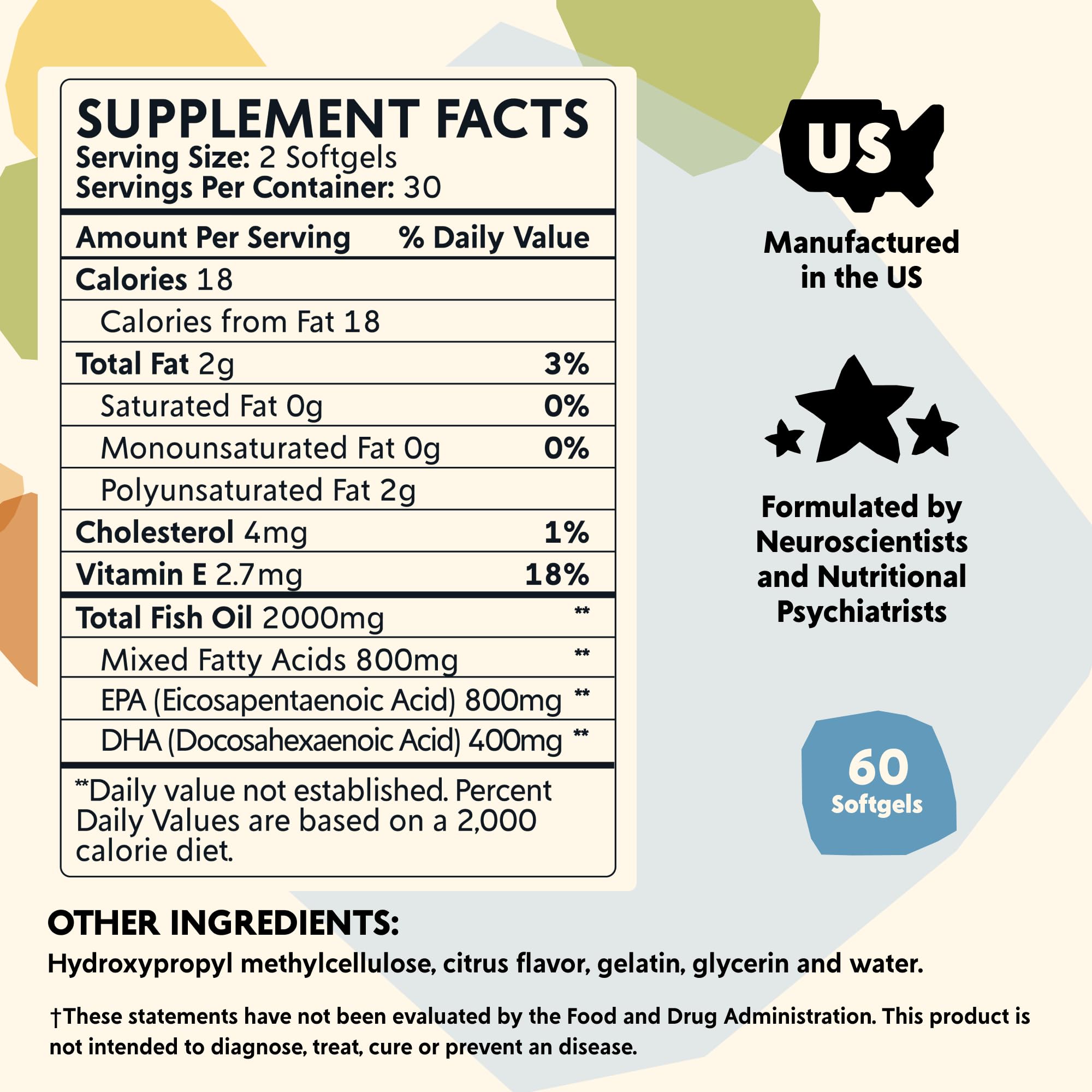 Close-up of PYM Mood Omega-3 capsules supporting balanced mood