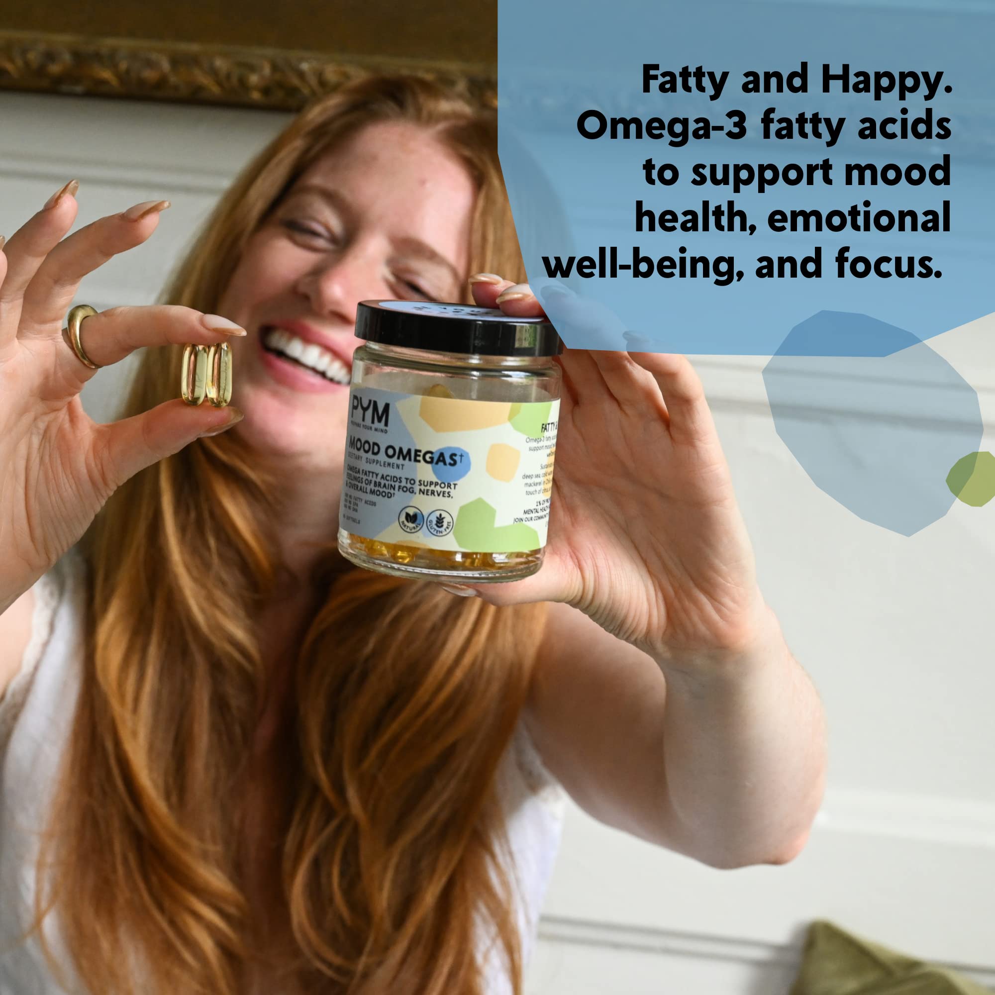 Evening routine with PYM Omega-3 supporting daily balance