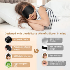 Nose bridge area shows pressure-free design for comfortable sleep.