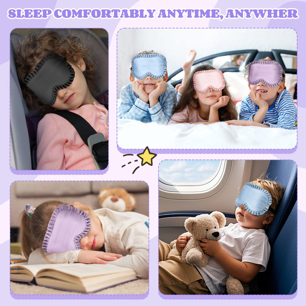 7.1 by 3.5 inch Pyopbow mask with ruffled trim for cute coverage.