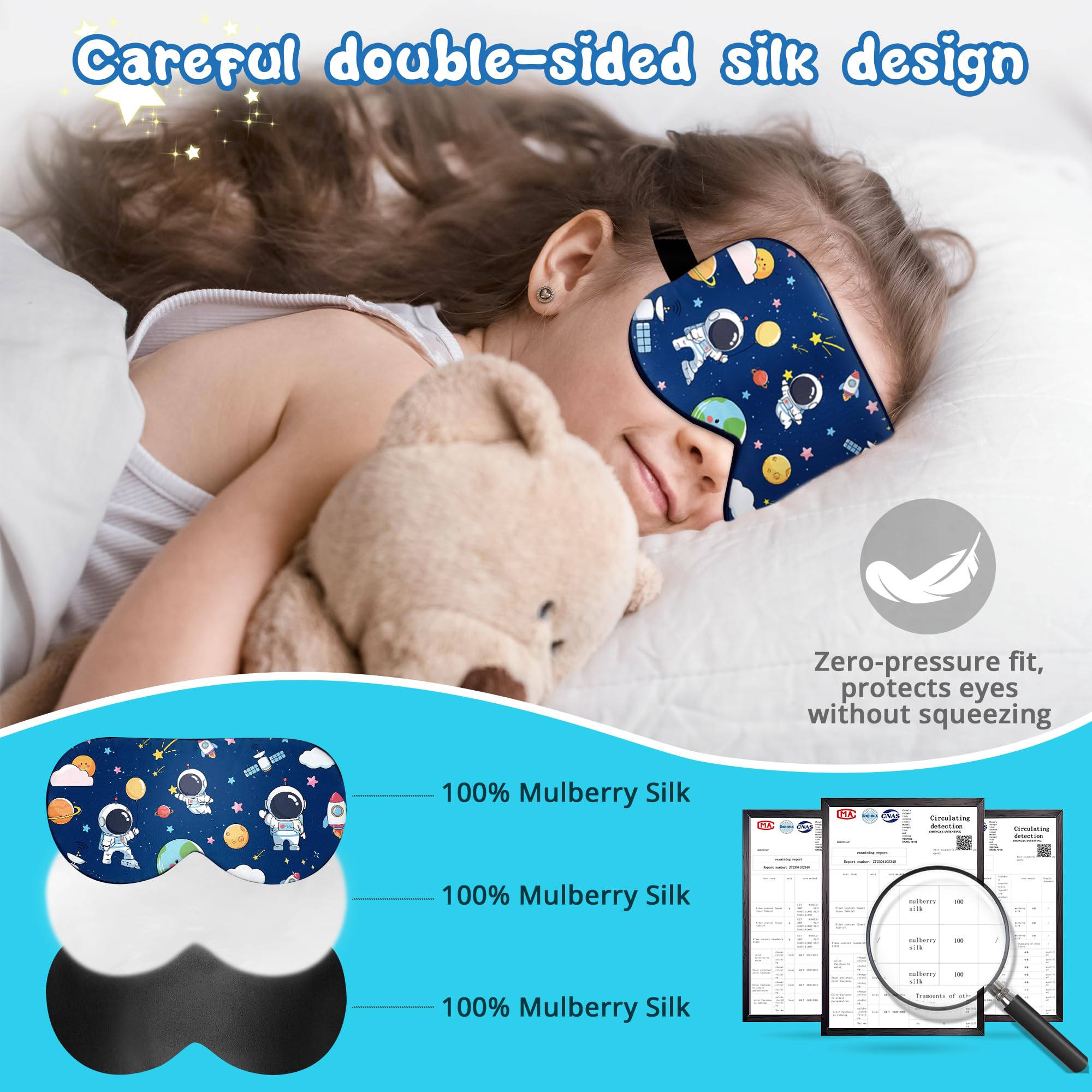 Cinta ajustable de la máscara Pyopbow para niños, ajuste personalizado y cómodo.