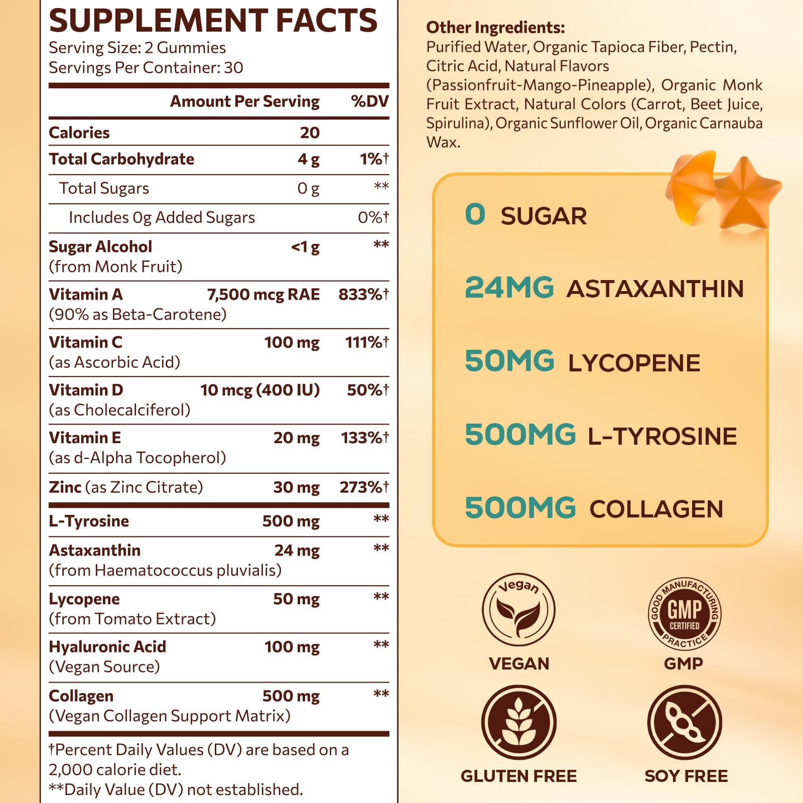 Pyralvexithon tanning gummies with tropical flavors for an enjoyable daily ritual
