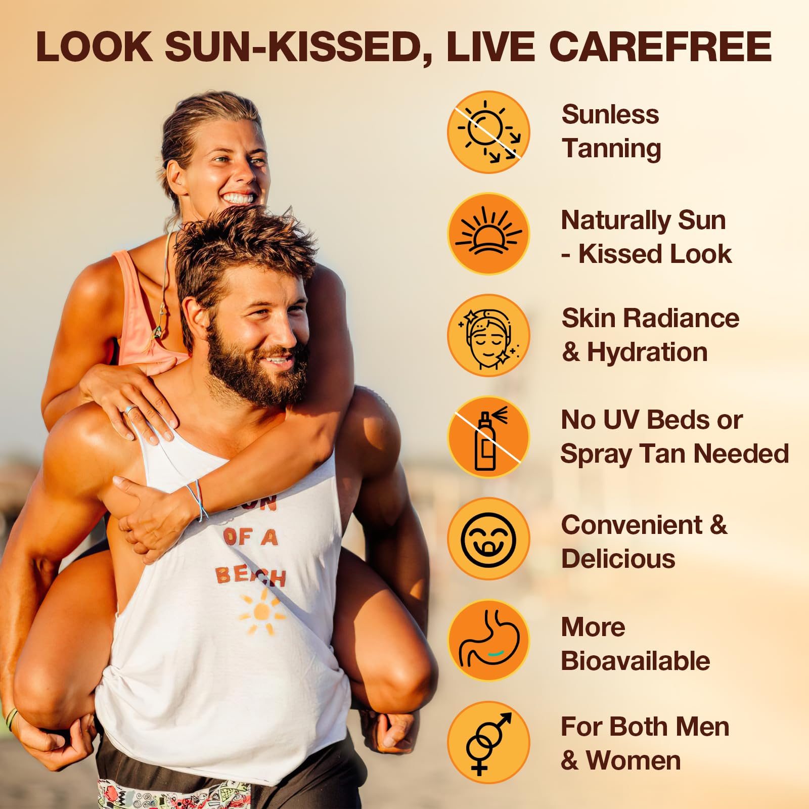 Pyralvexithon tanning gummies are vegan and sugar-free for clean-label appeal