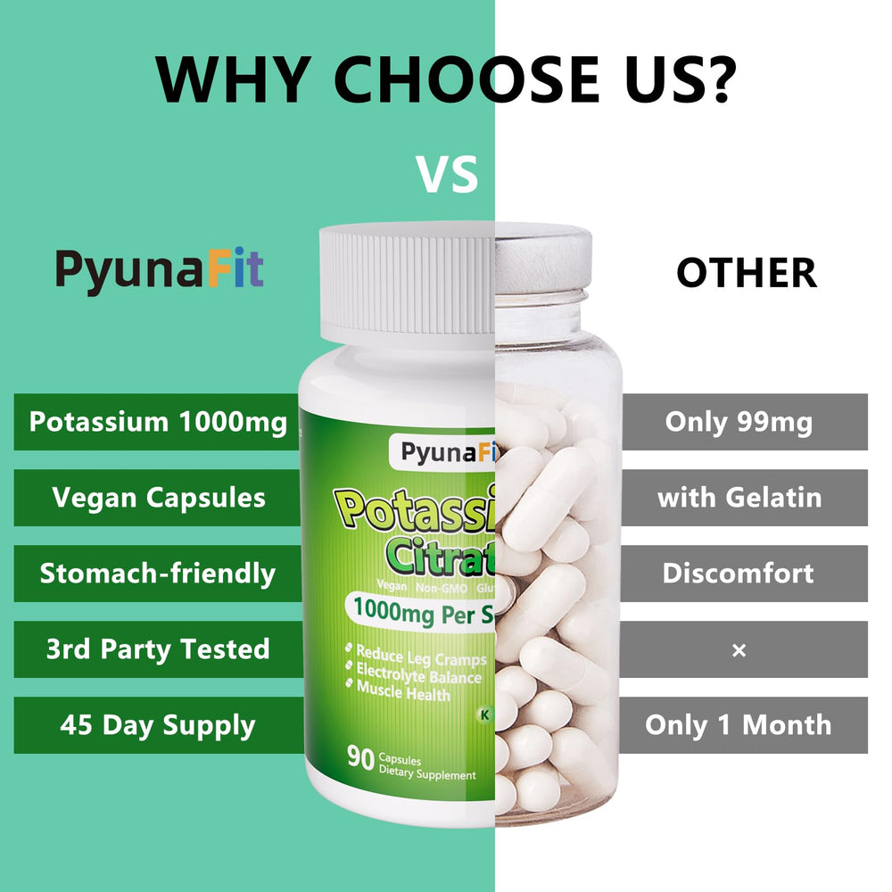 PYUNAFIT potassium ingredients are non-GMO and gluten-free.