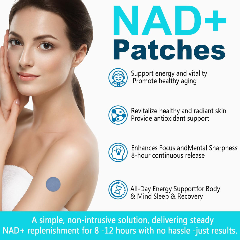 PYUNZGO NAD+ Patch worn for 8 hours demonstrates long-lasting release.