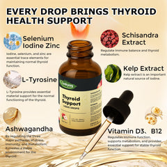 Q'ankyaq iodine-seaweed complex drops, supports metabolism and thyroid balance.