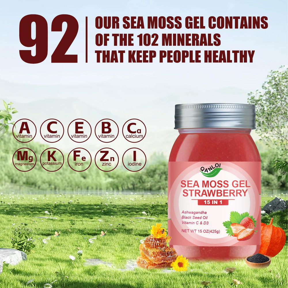 QANLOI easy-dissolve sea moss paste enables versatile DIY recipes.