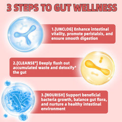 QANLOI Gummies ingredients list highlighting inulin and FOS prebiotics.
