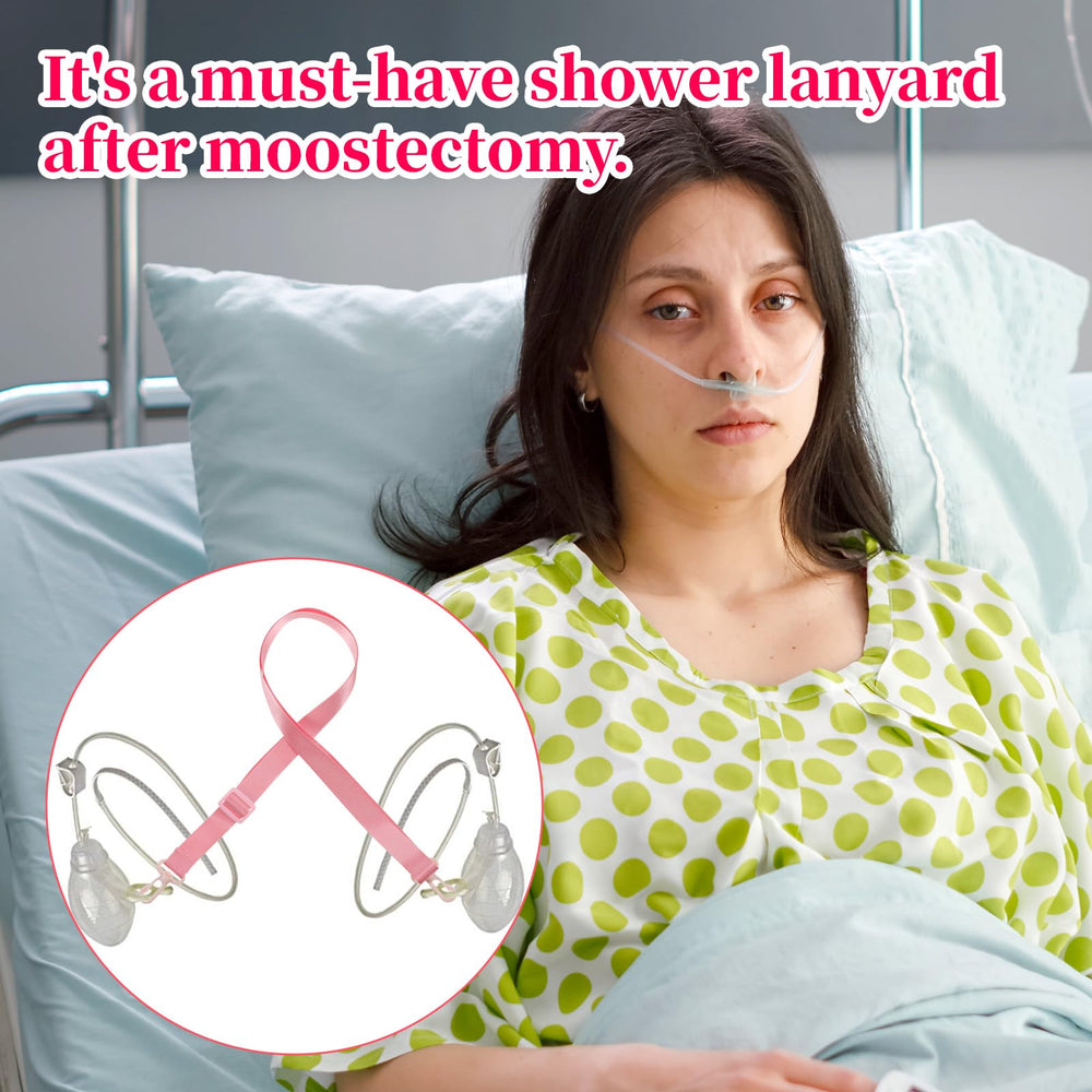 QFGasre hands-free showering with secure drain bulbs supports comfortable post-surgery hygiene.