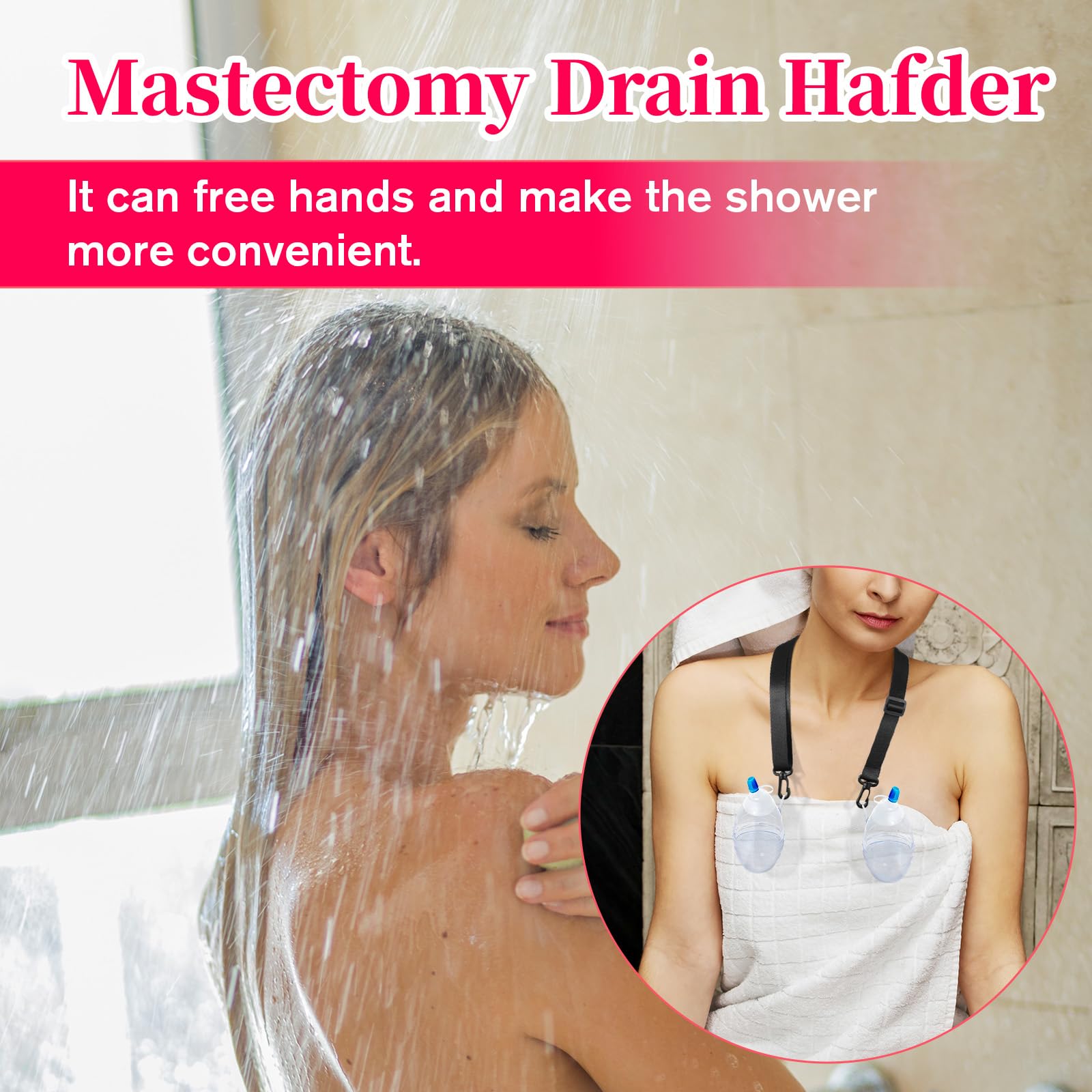 QFGasre length 113.5 cm offers flexible reach for individual shower setup.