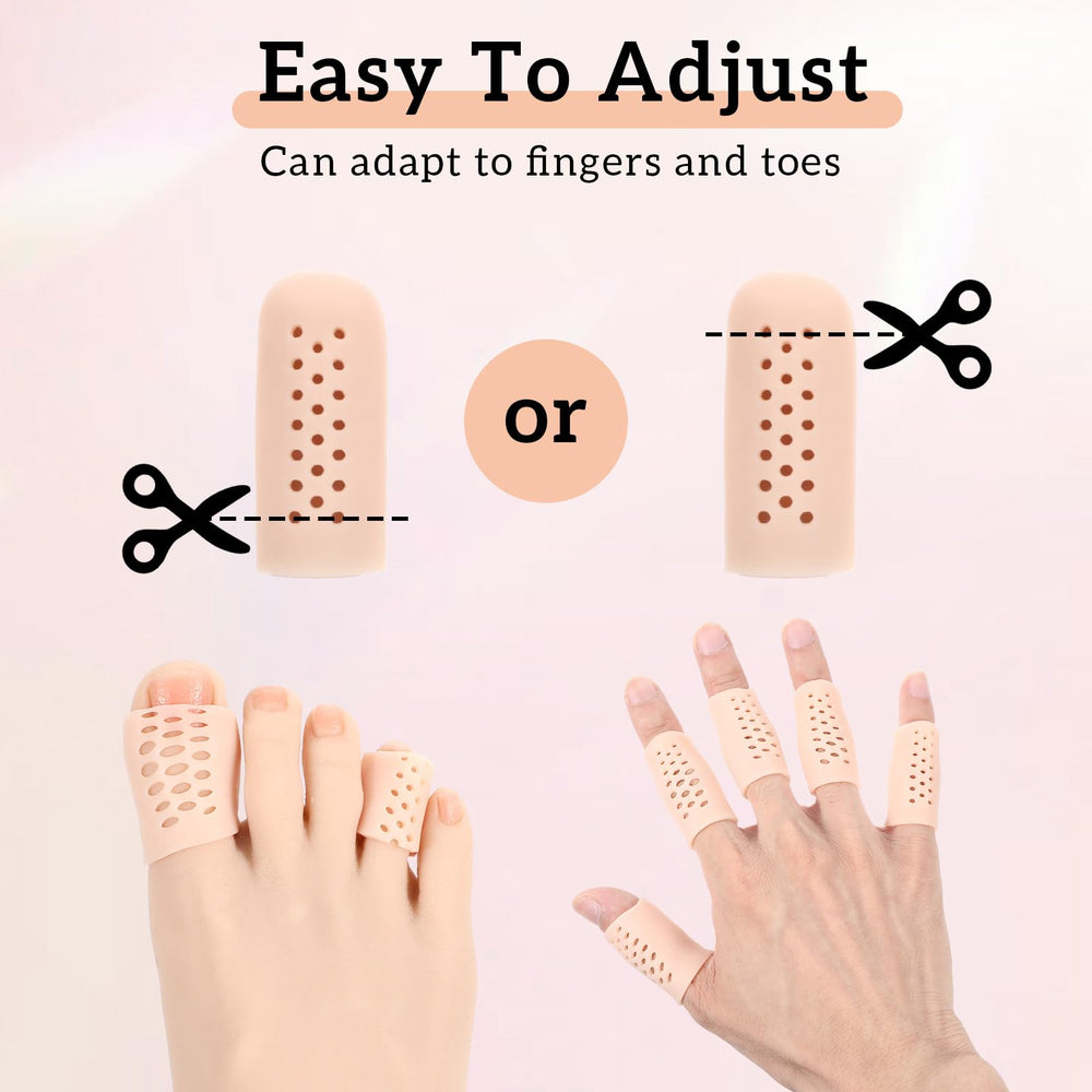QfwdfcTrenz finger sleeves made of rubber resist tearing.
