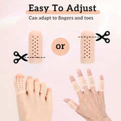 QfwdfcTrenz finger sleeves made of rubber resist tearing.