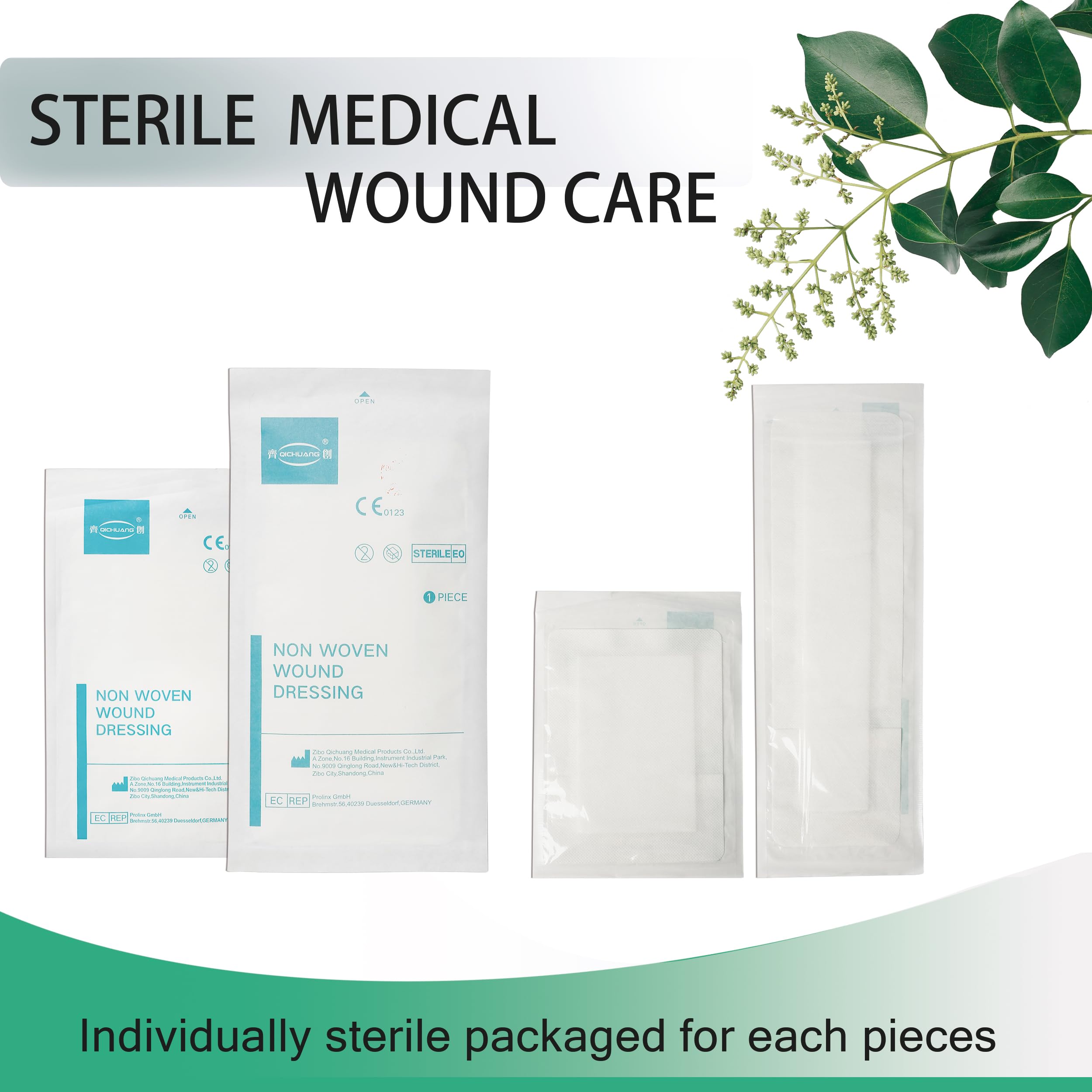 QICHUANG sterile-pack 100pcs conveys ready-to-use convenience for first aid
