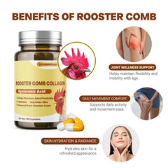 QIFEISHANKA Hyaluronic acid capsules highlighting skin hydration potential.