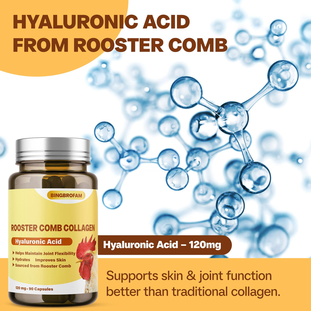 QIFEISHANKA Natural HA from rooster comb origin supports daily skin hydration.