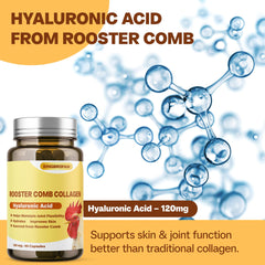 QIFEISHANKA Natural HA from rooster comb origin supports daily skin hydration.