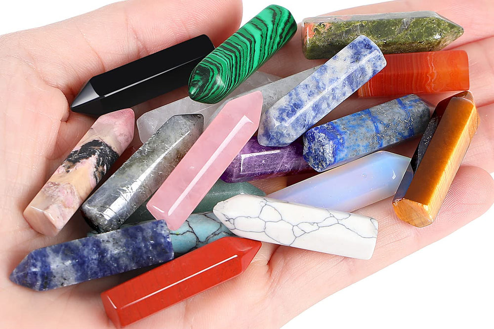 QINJIEJIE chakra gems help with breathing and mindfulness during meditation.