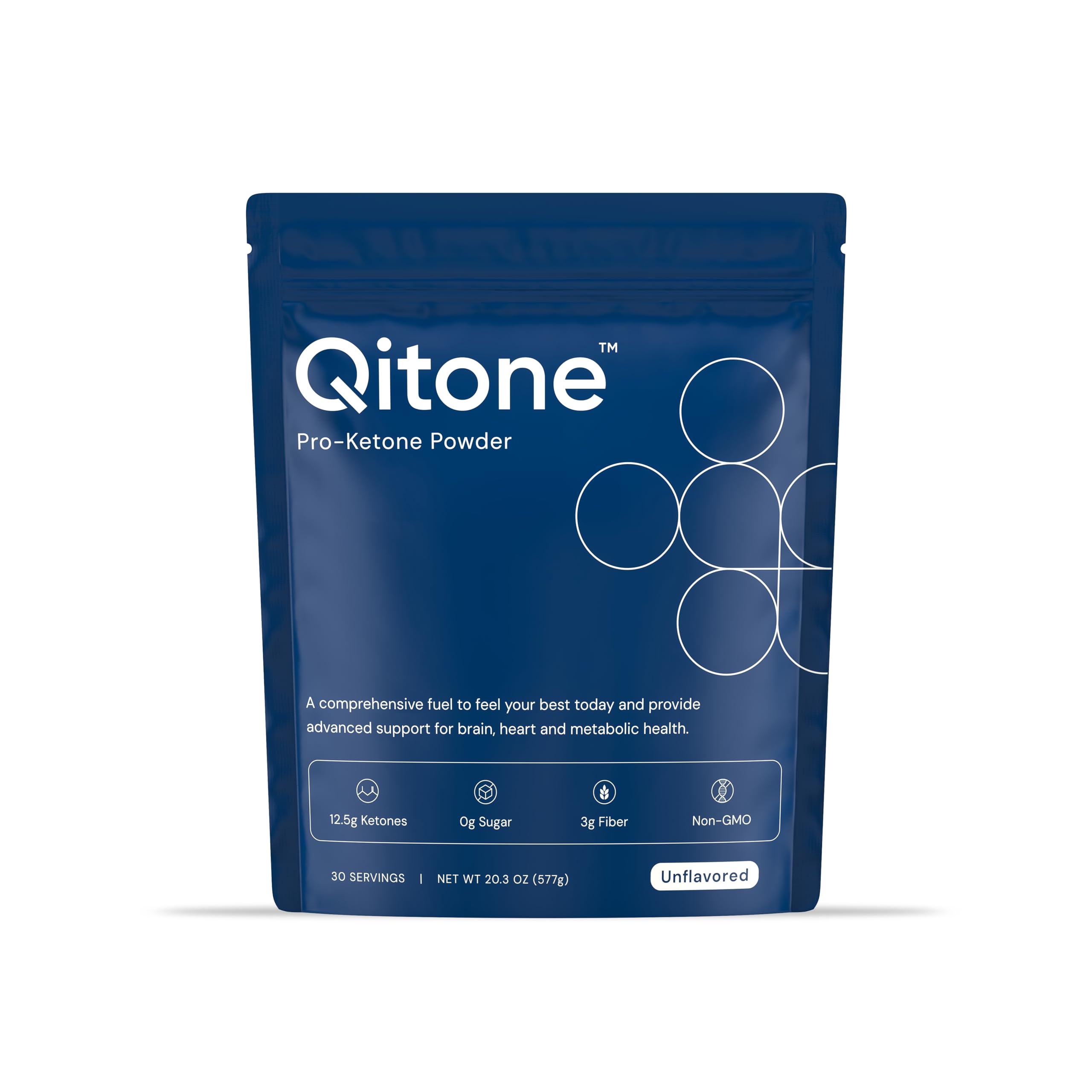 Qitone Pro Ketone Powder pour for focused sessions and energy.