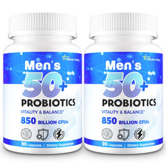 QIVERNAMY Probiotics 50+ bottle for daily gut support and vitality