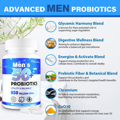 QIVERNAMY Probiotics with CoQ10 and prebiotics for balanced wellness