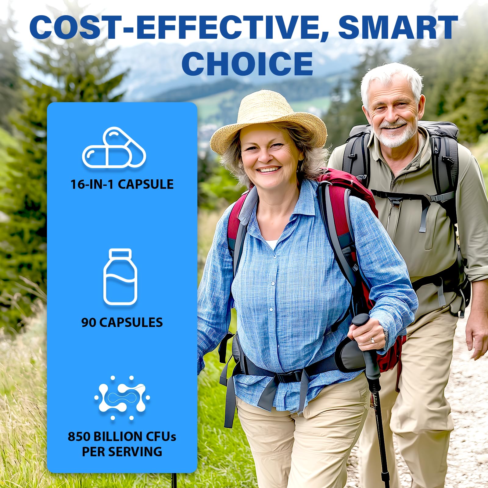 QIVERNAMY Probiotics on-the-go pack ready for travel or gym bag