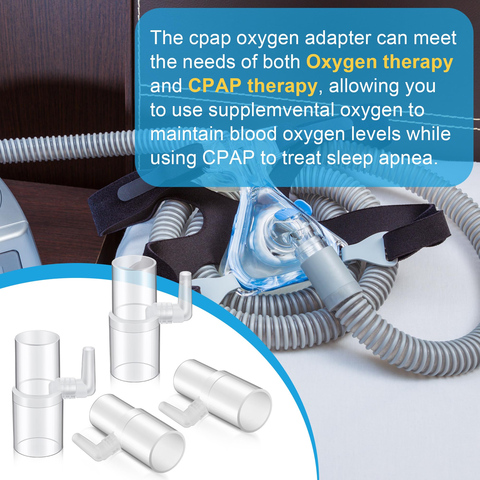 Qiyaz adapter compatible with heated and non-heated tubes for versatility.