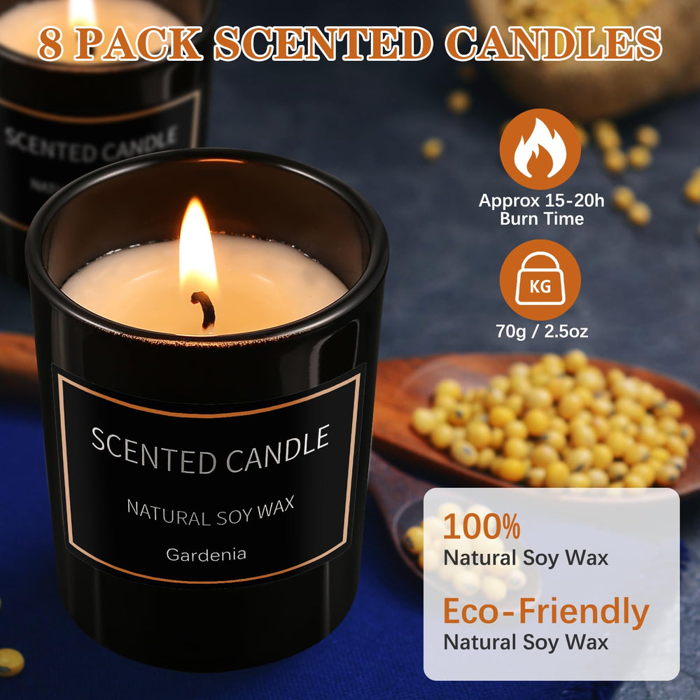 Qizeion mint candle in a jar delivers refreshing, invigorating spaces