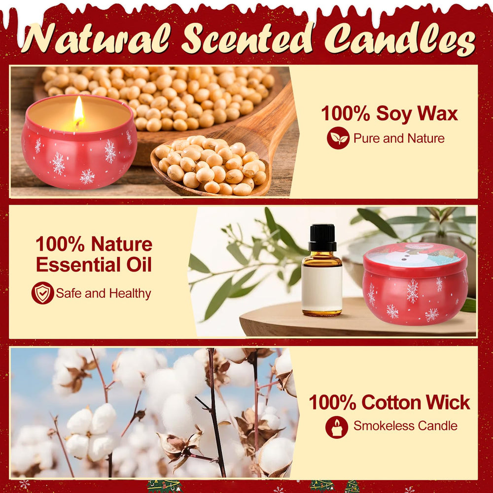 Qizeion Apple Cinnamon candle creates comforting home atmosphere.