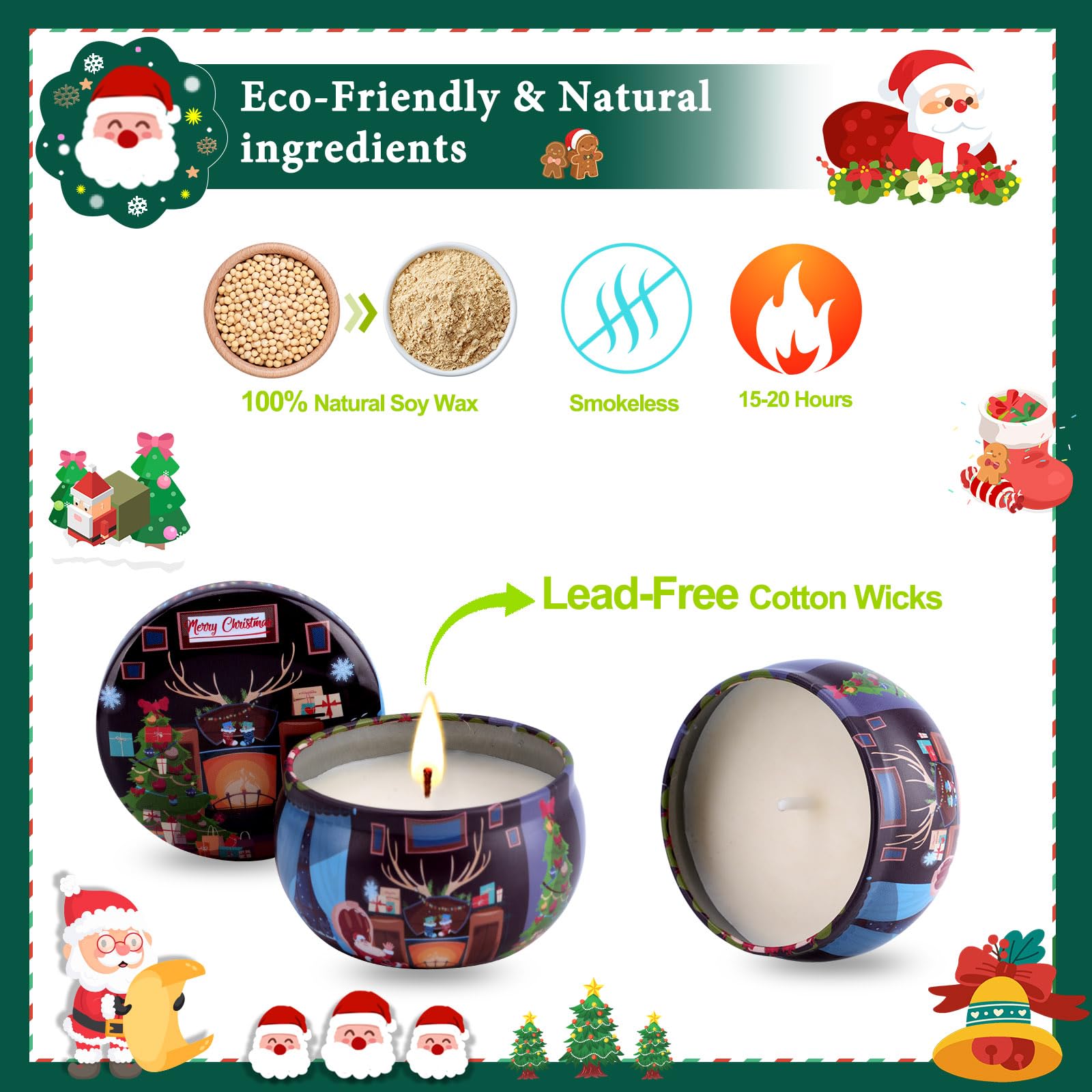 Qizeion reusable tin after burn, great for storage.