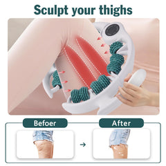 Qkiky 360-degree rollers provide deep contact on legs and thighs