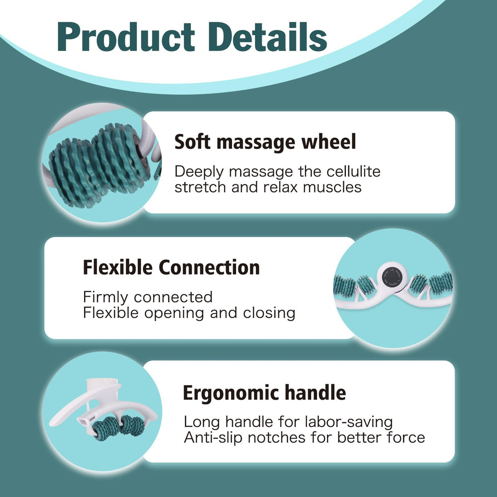 Qkiky soft silicone roller pads offer gentle contact during sessions