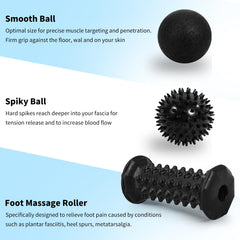 QLDT foot roller close-up showing smooth texture for relaxing massage
