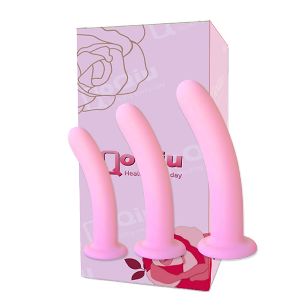 QoQiu pelvic dilator with ergonomic curve for comfortable use