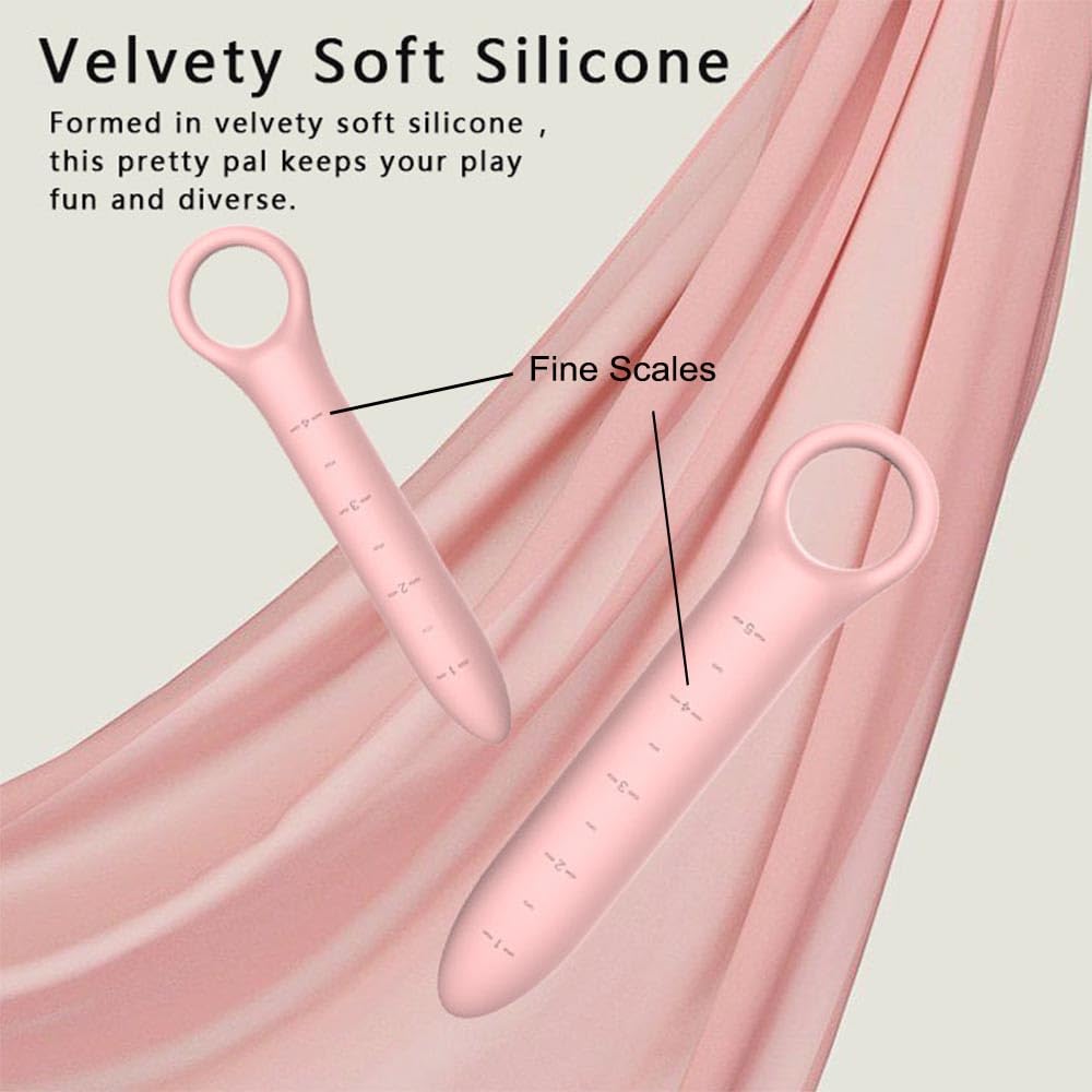 QoQiu silicone dilators, S size, gentle option for beginners and gentle use.