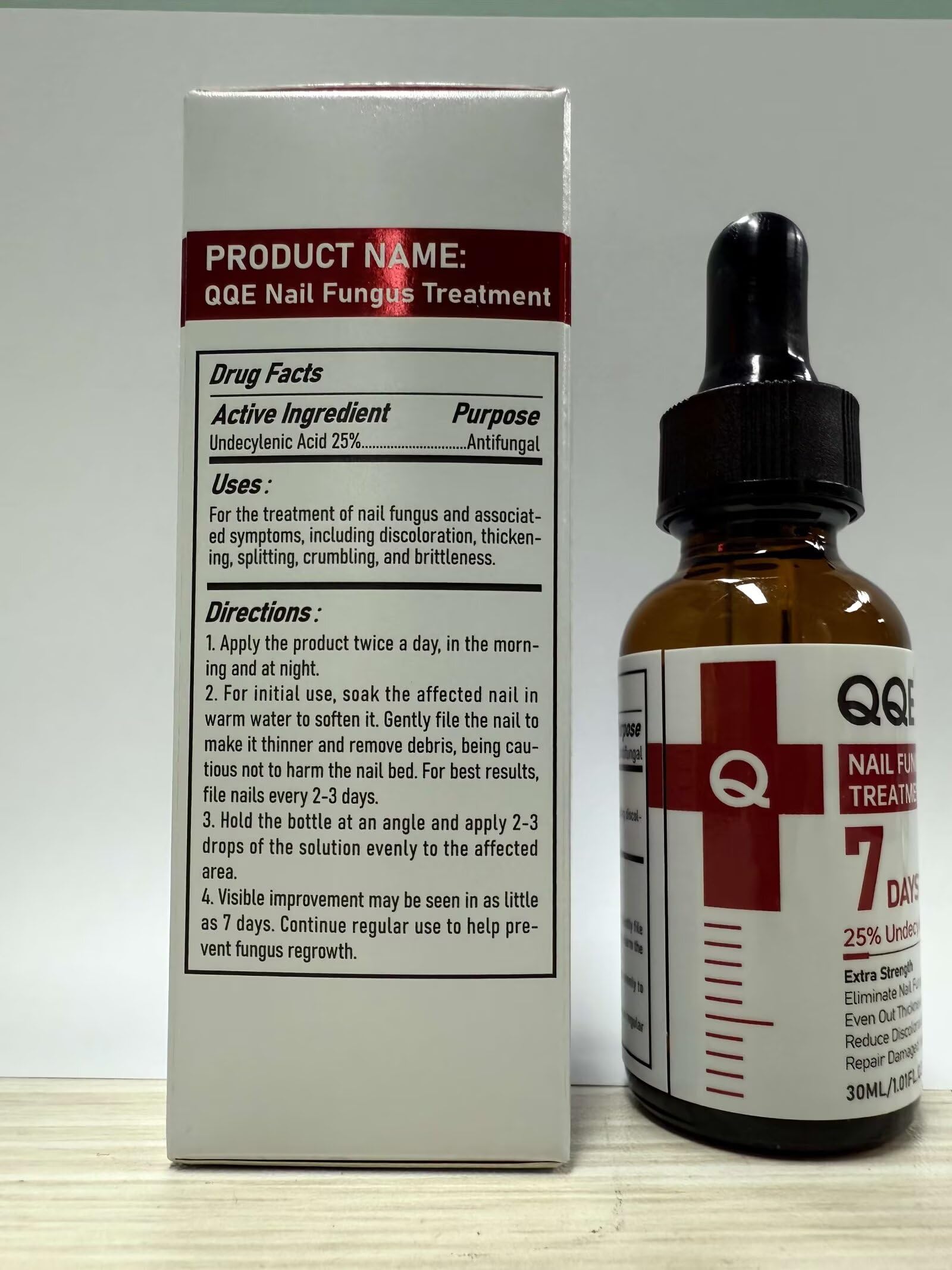 QQE Nail Fungus Treatment daily-use routine reference