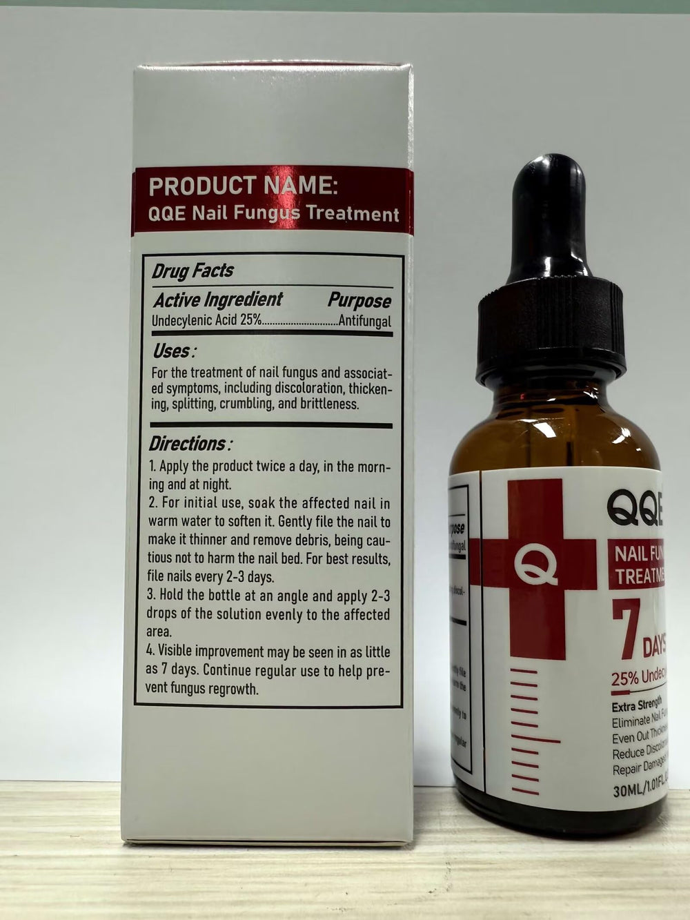 QQE Nail Fungus Treatment daily-use routine reference
