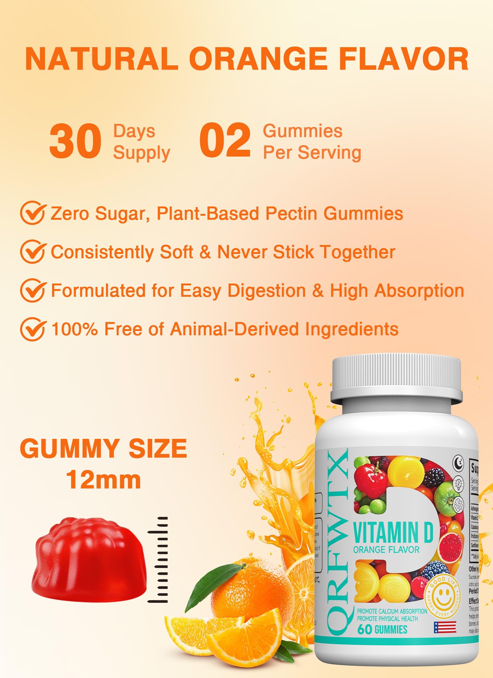 Gummies crafted from mushrooms delivering plant-based ergocalciferol and purity.