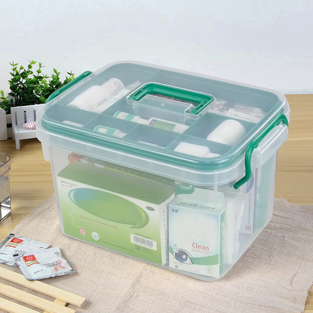 Qskely compact multipurpose storage box ideal for bathrooms and kitchens.