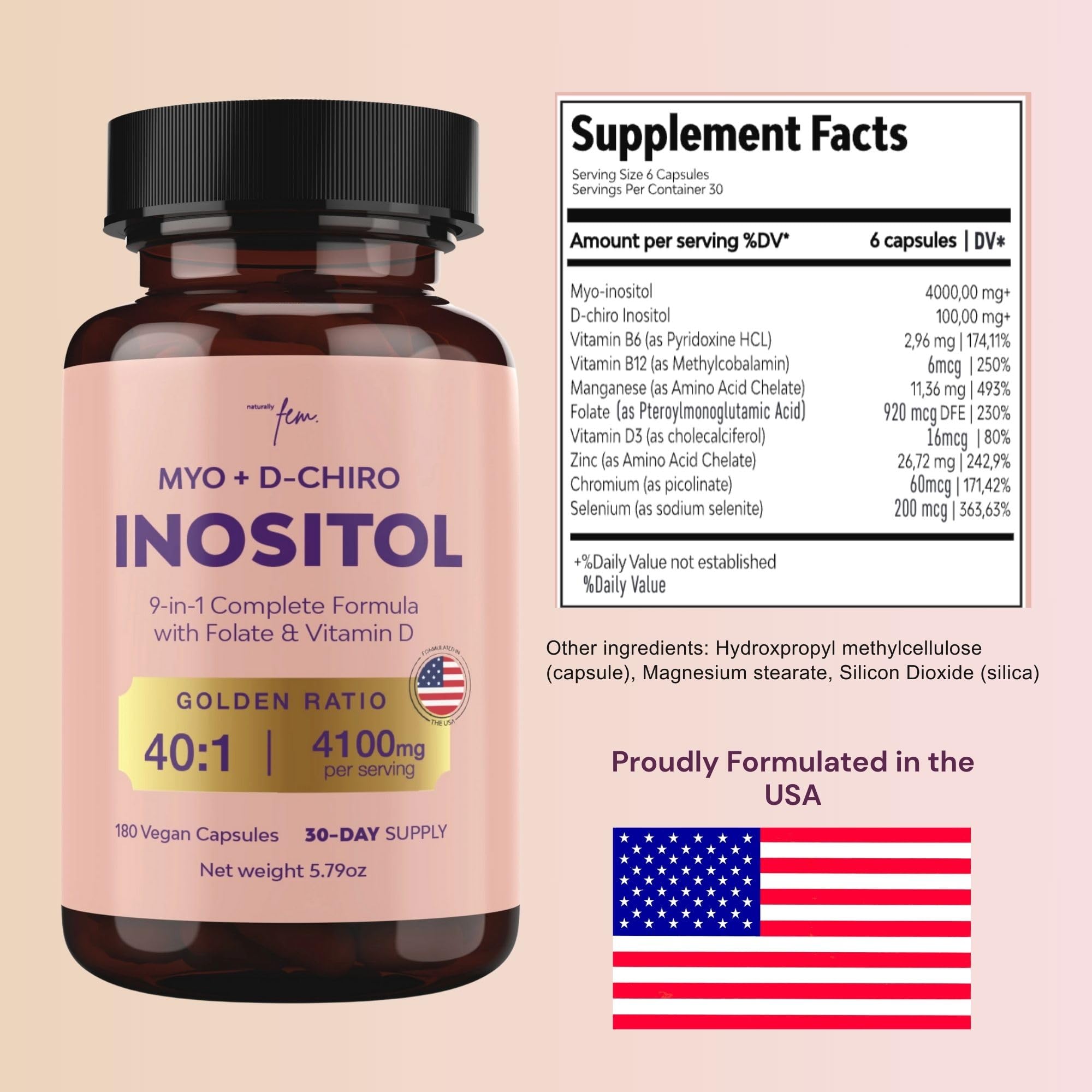 QSTA Myo-Inositol immune-support scene emphasizing essential nutrients.