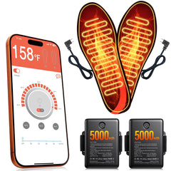 qsvgms heated insoles with external battery design for lightweight all-day warmth.