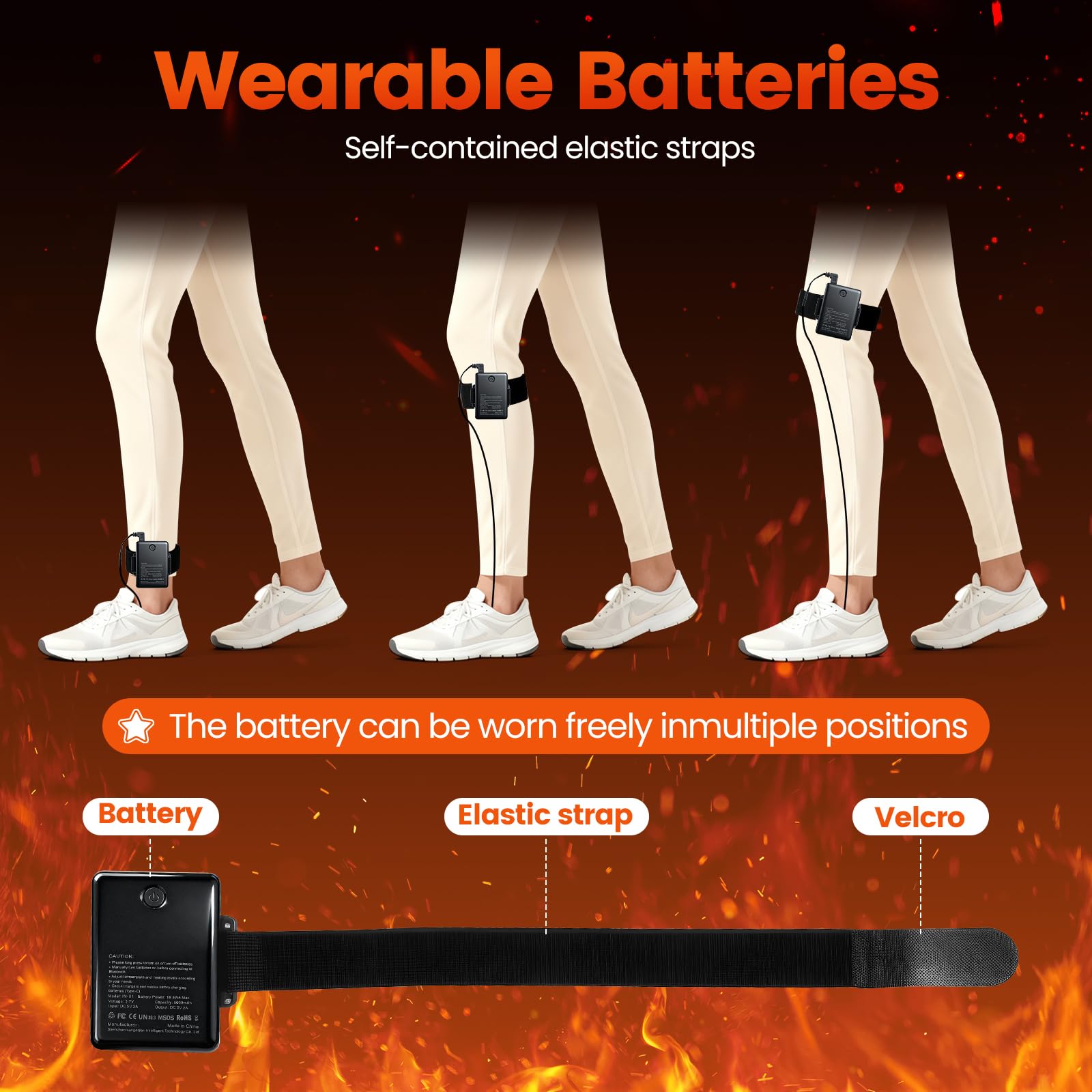qsvgms heated insoles deliver long battery life for extended warmth.