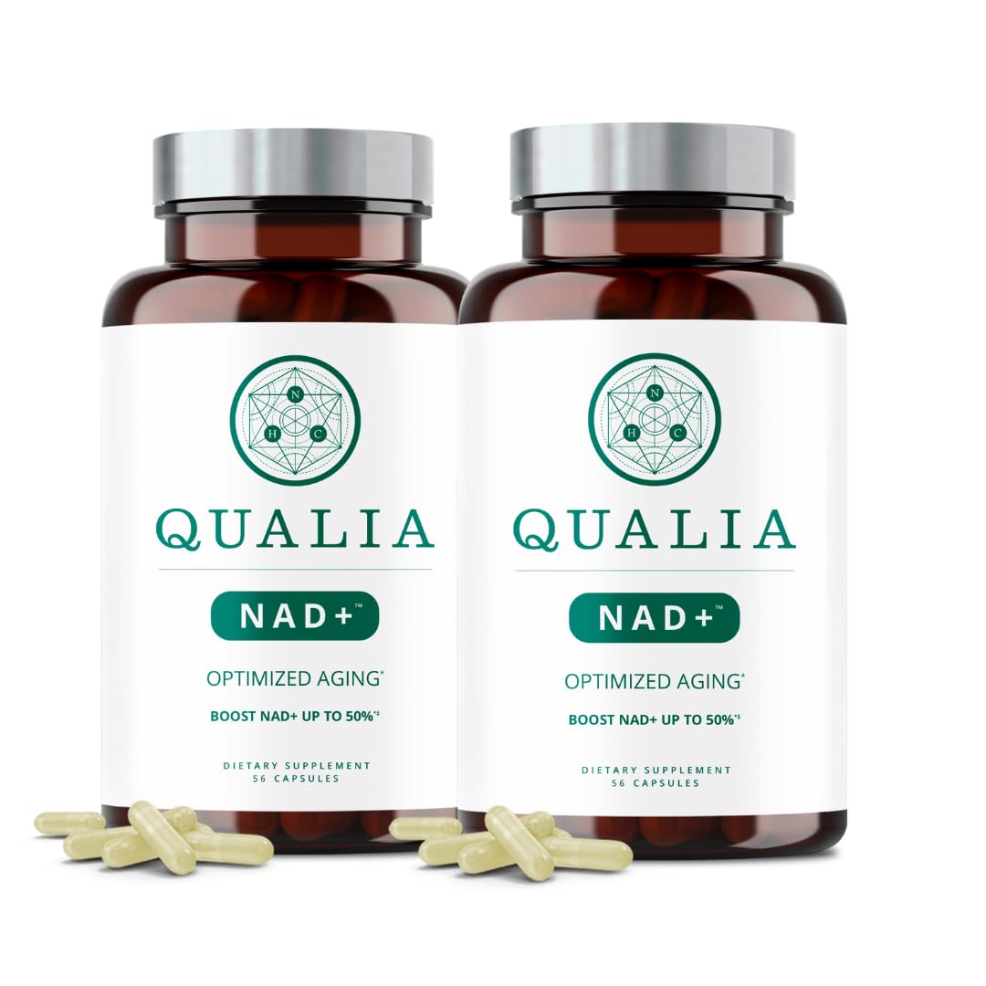 Qualia NAD bottle pour for easy daily energy use.